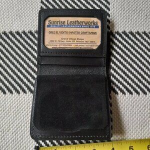 Leather Badge Wallet